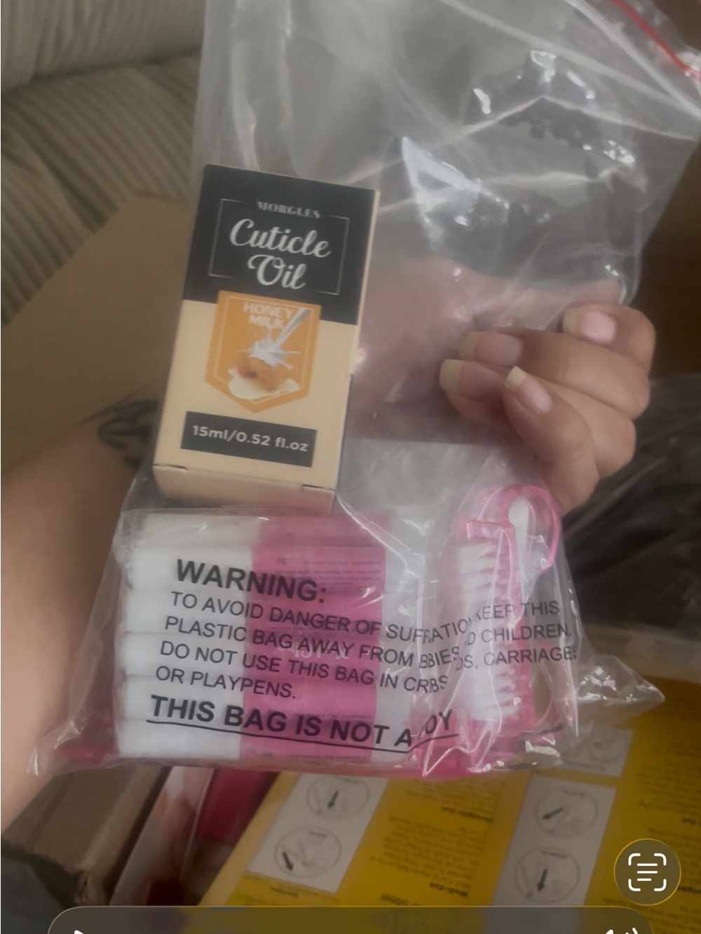 Cuticle Oil & Pink Nail Care Kit